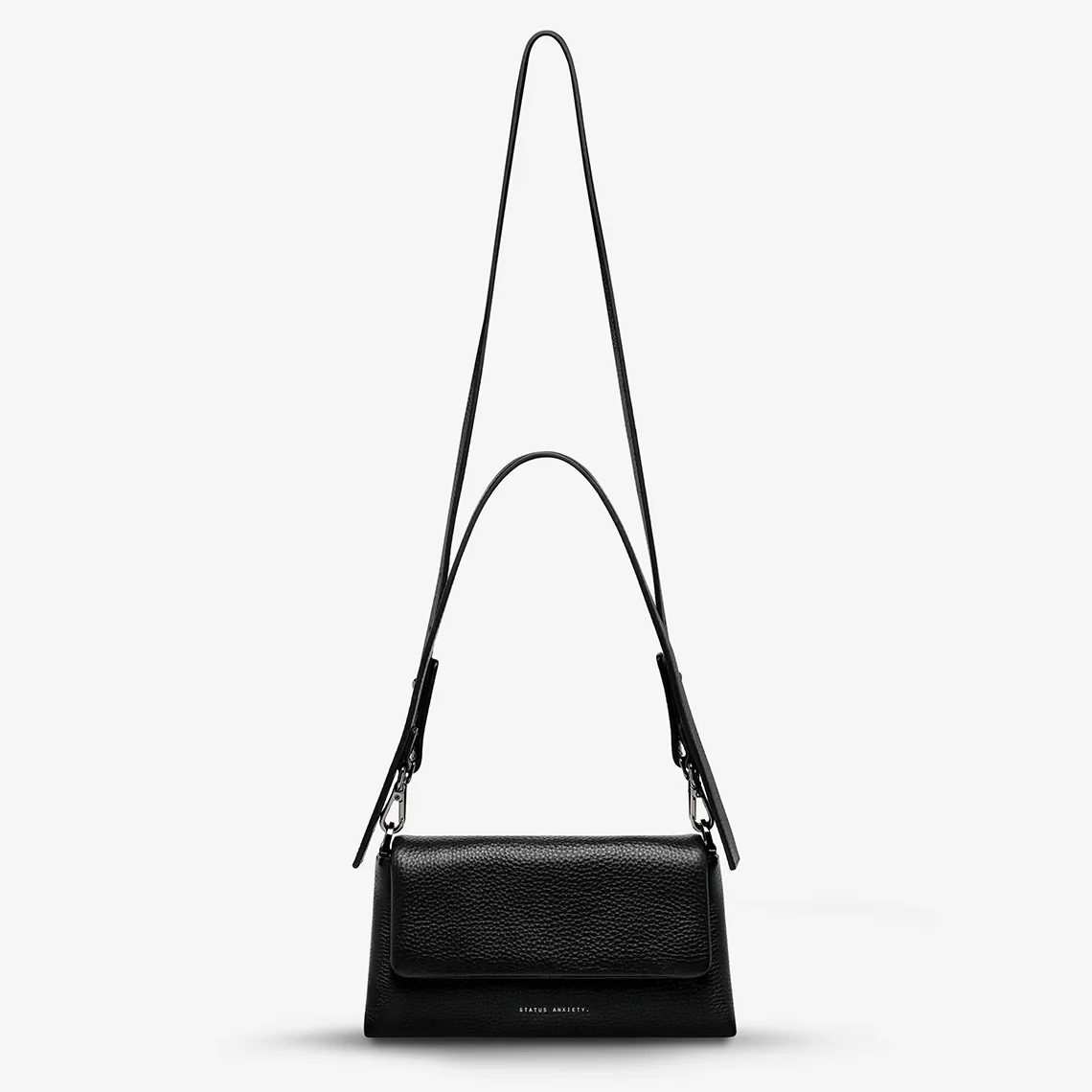 STATUS ANXIETY Womens Zenith Leather Bag - Black - Image 4