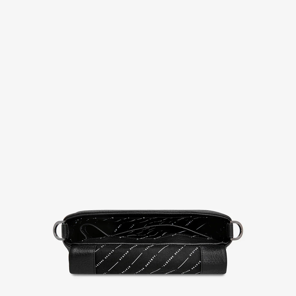 STATUS ANXIETY Womens Zenith Leather Bag - Black - Image 9