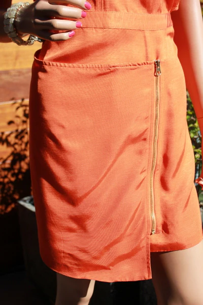Stylestalker WOMENS POWER FORWARD DRESS ORANGE - Image 9