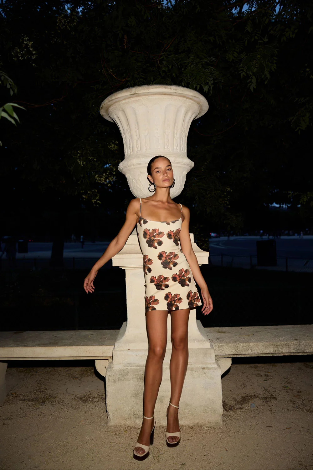 SUMMI SUMMI Womens A-Line Mini Dress in Butter Fleur - Image 7