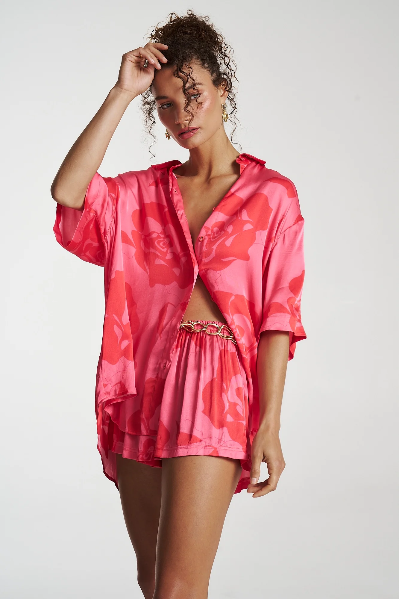 SUMMI SUMMI Womens Big Shirt - A Rose By Any Other Name - Image 10