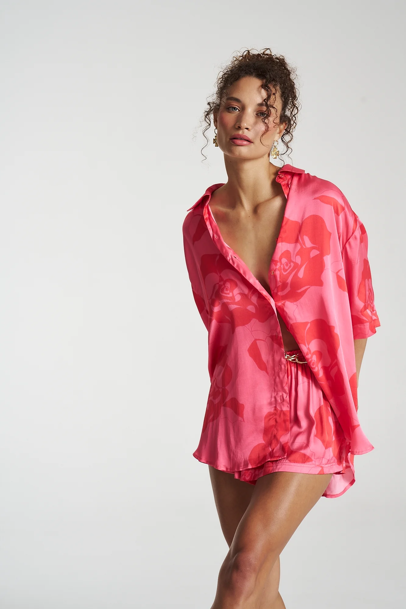 SUMMI SUMMI Womens Big Shirt - A Rose By Any Other Name - Image 13