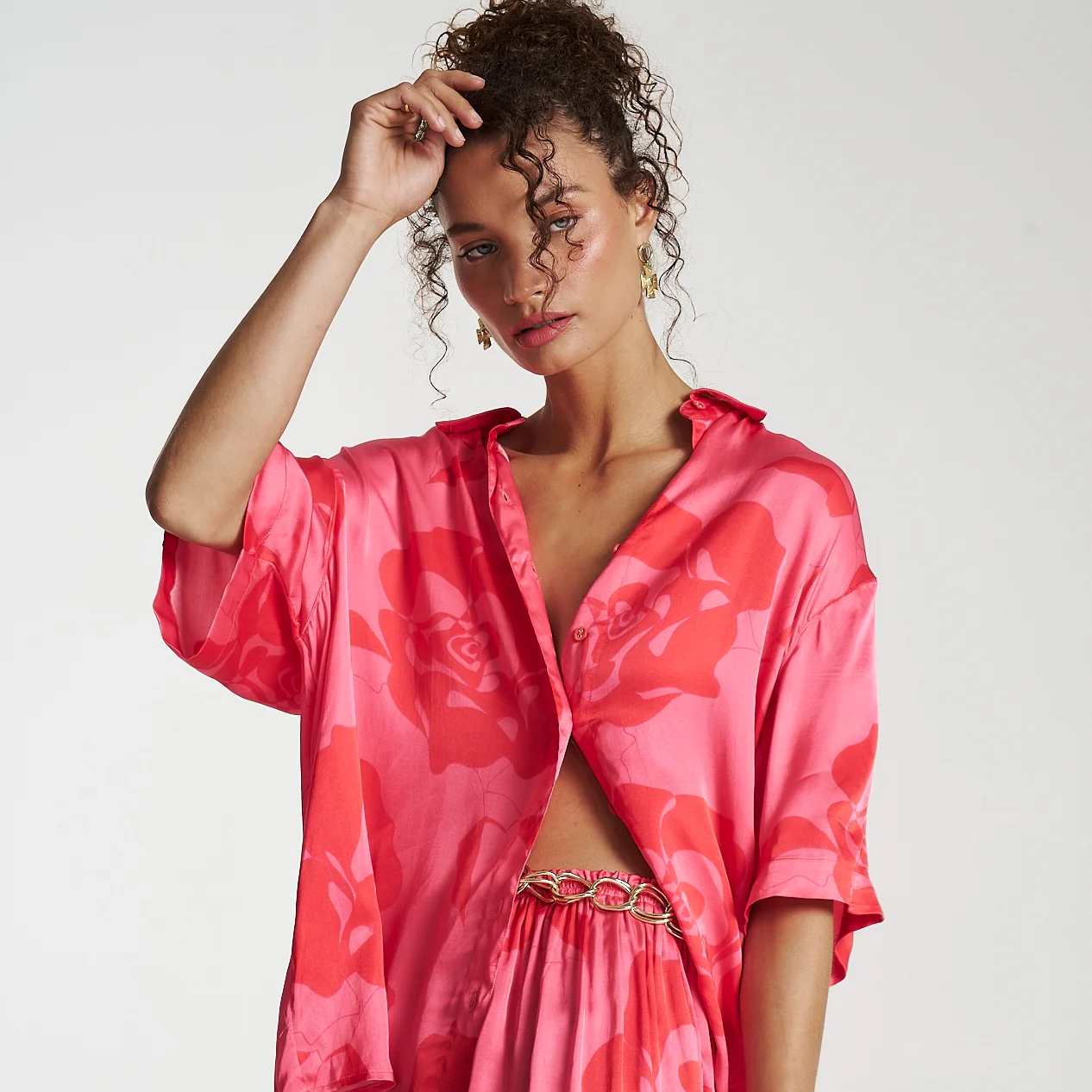 SUMMI SUMMI Womens Big Shirt - A Rose By Any Other Name - Image 15