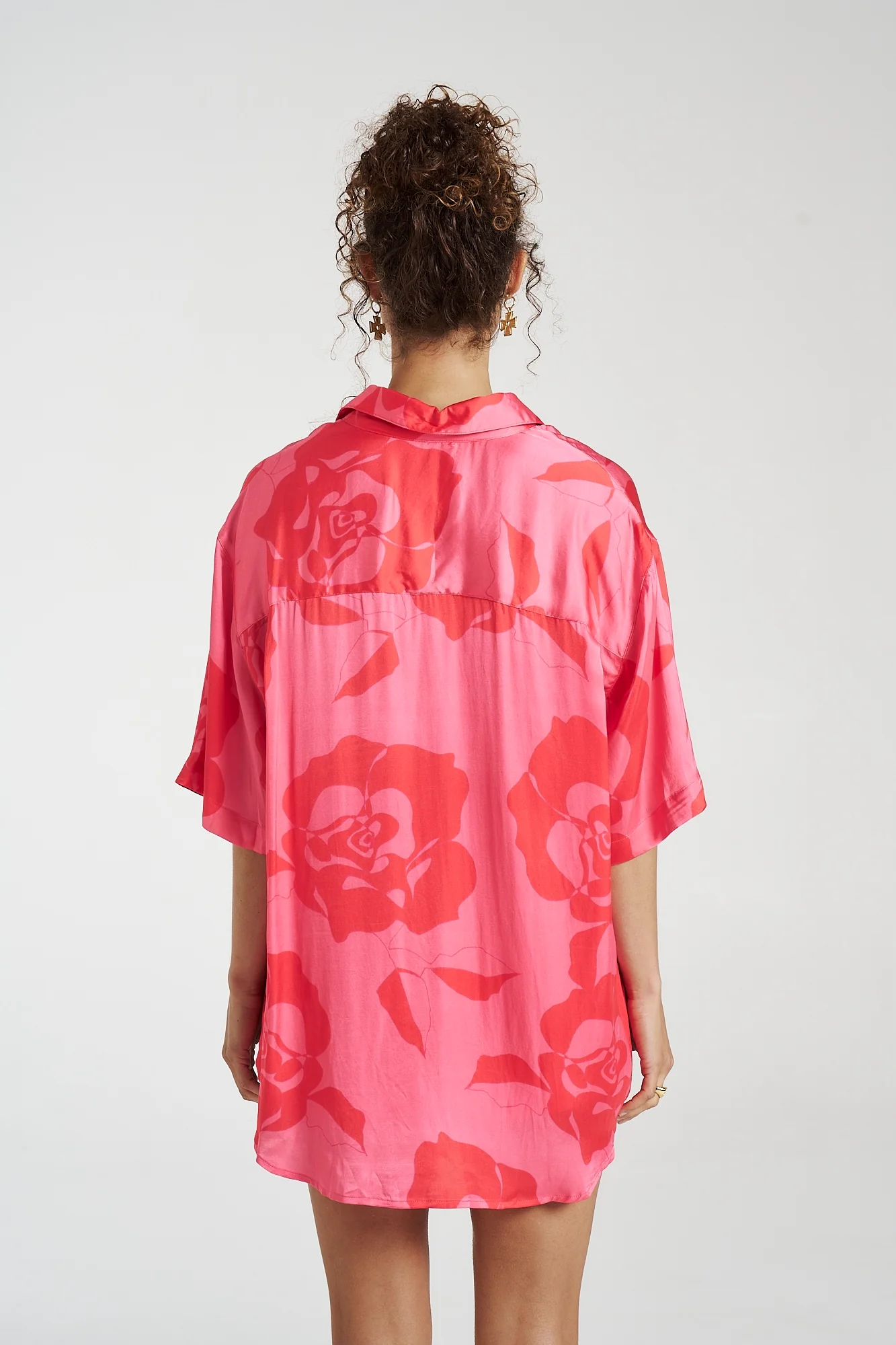 SUMMI SUMMI Womens Big Shirt - A Rose By Any Other Name - Image 7