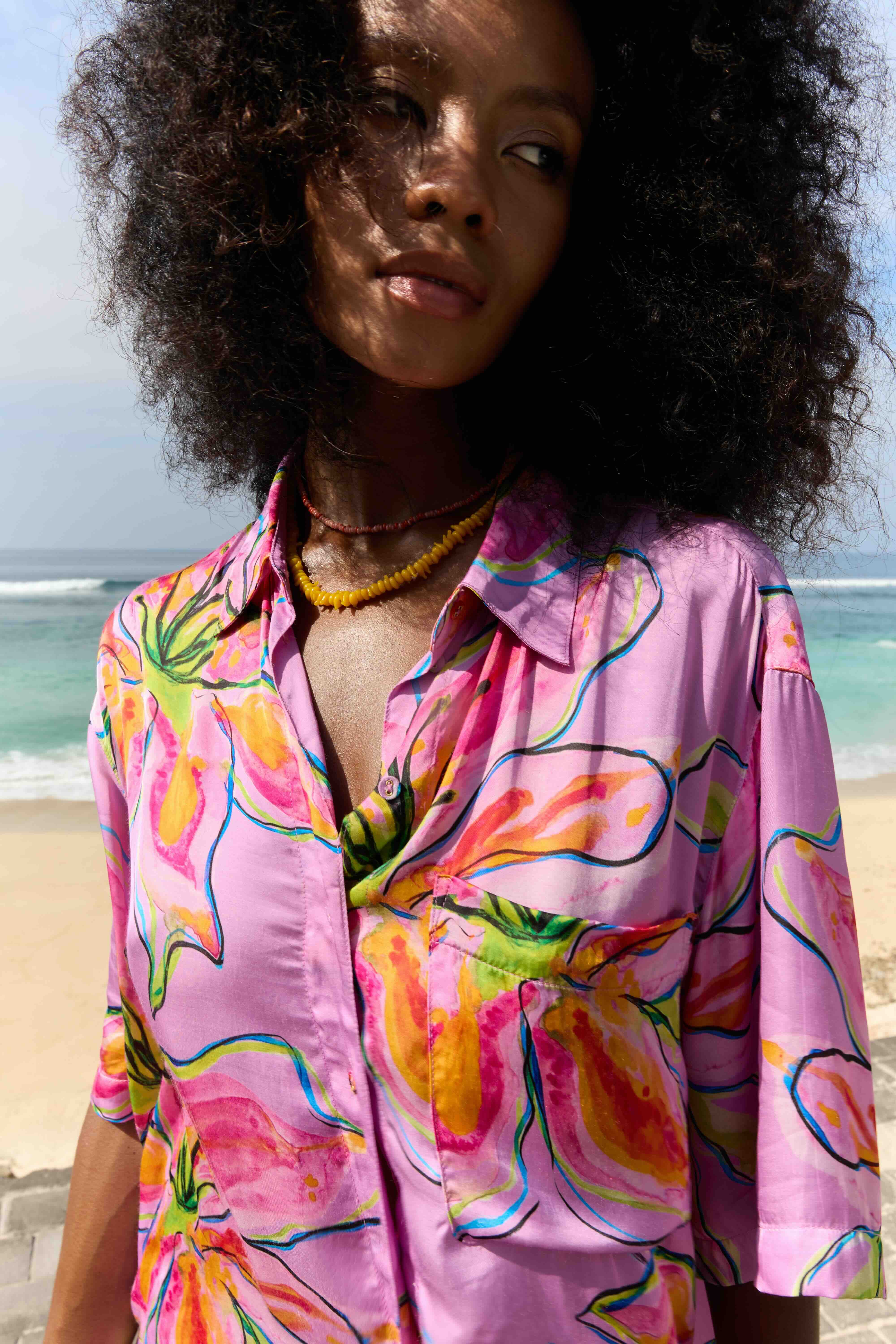 SUMMI SUMMI Womens Big Shirt Lilac Lily - Image 13