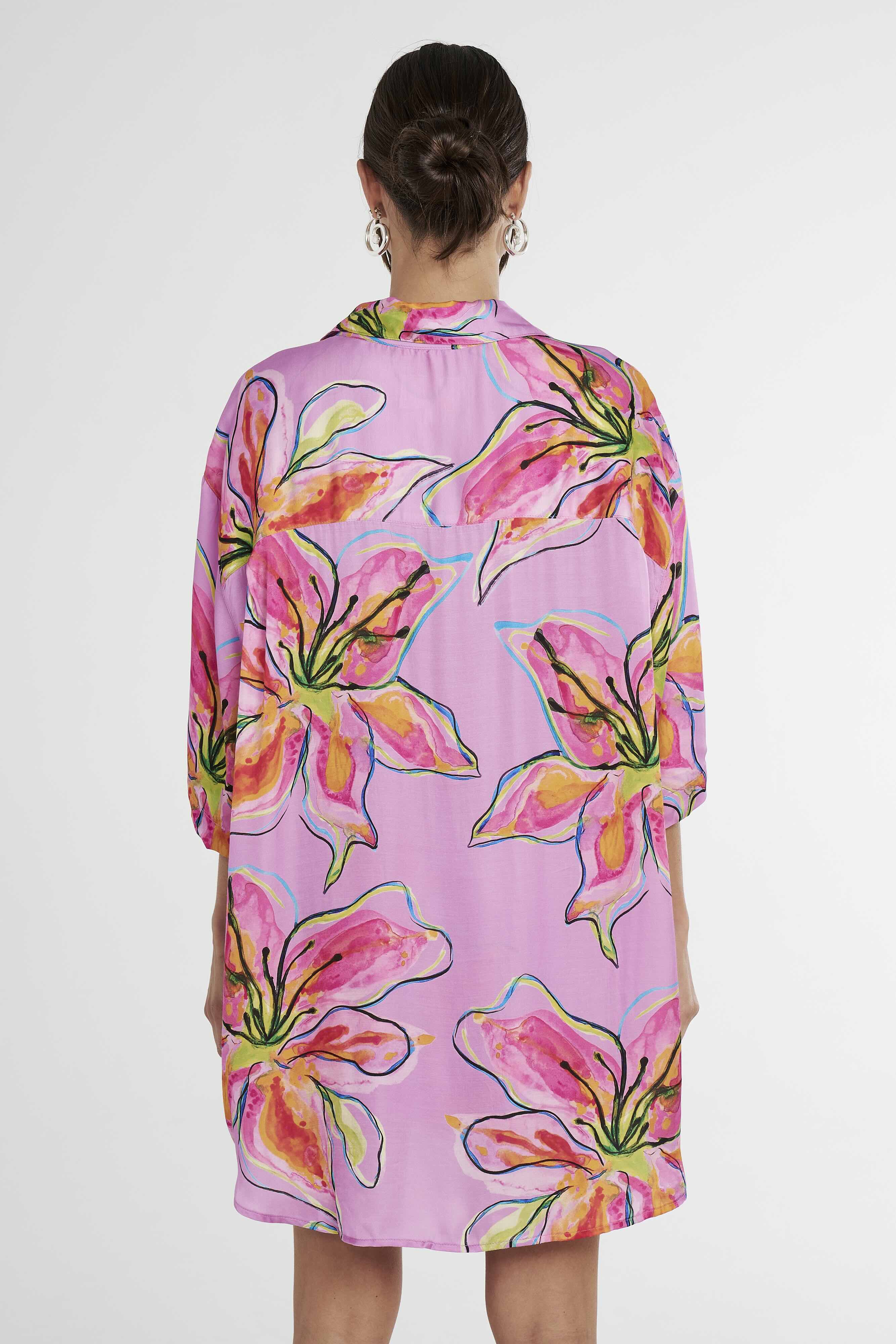 SUMMI SUMMI Womens Big Shirt Lilac Lily - Image 5