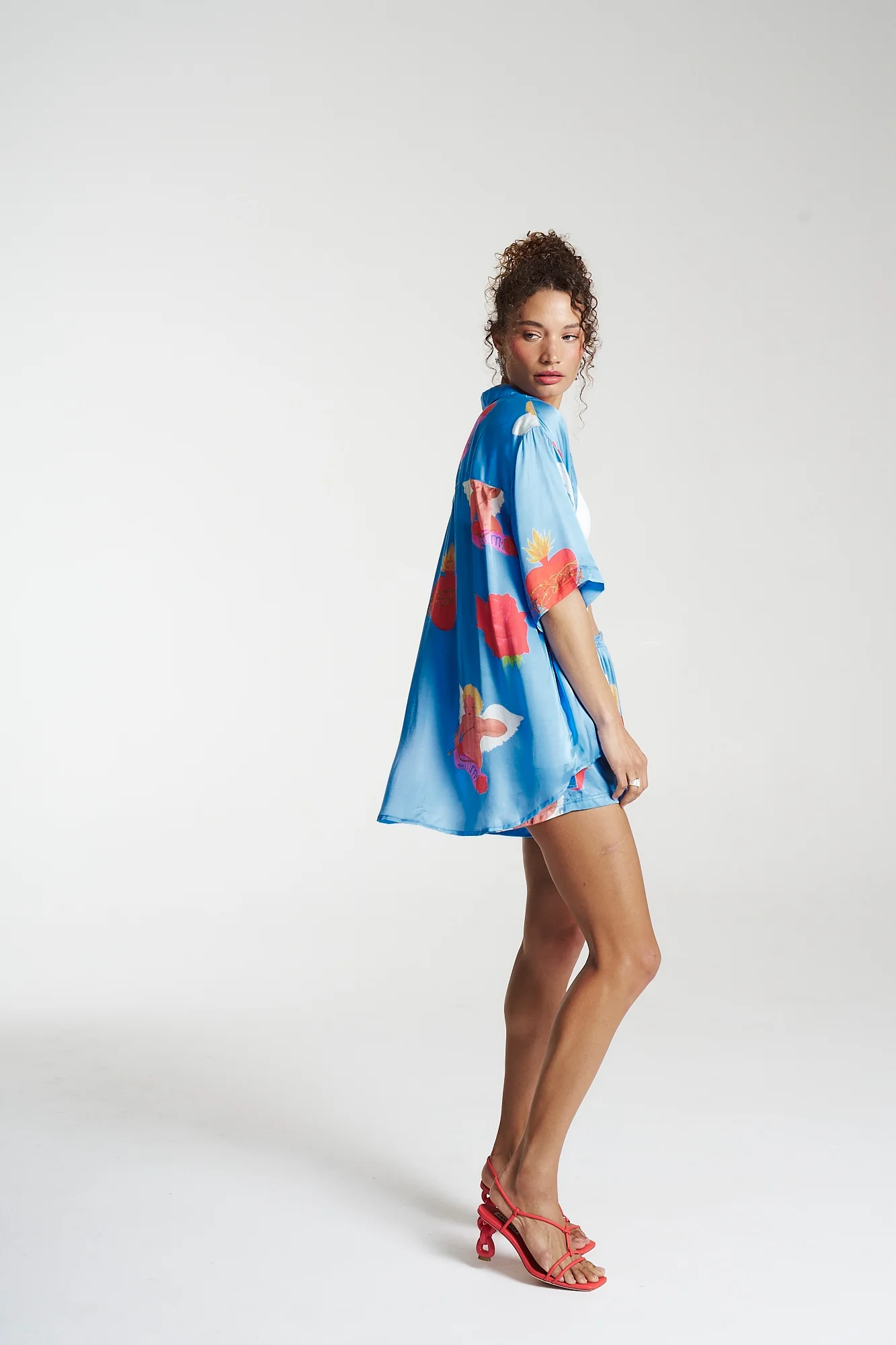 SUMMI SUMMI Womens Big Shirt Petite - Capulet - Image 10