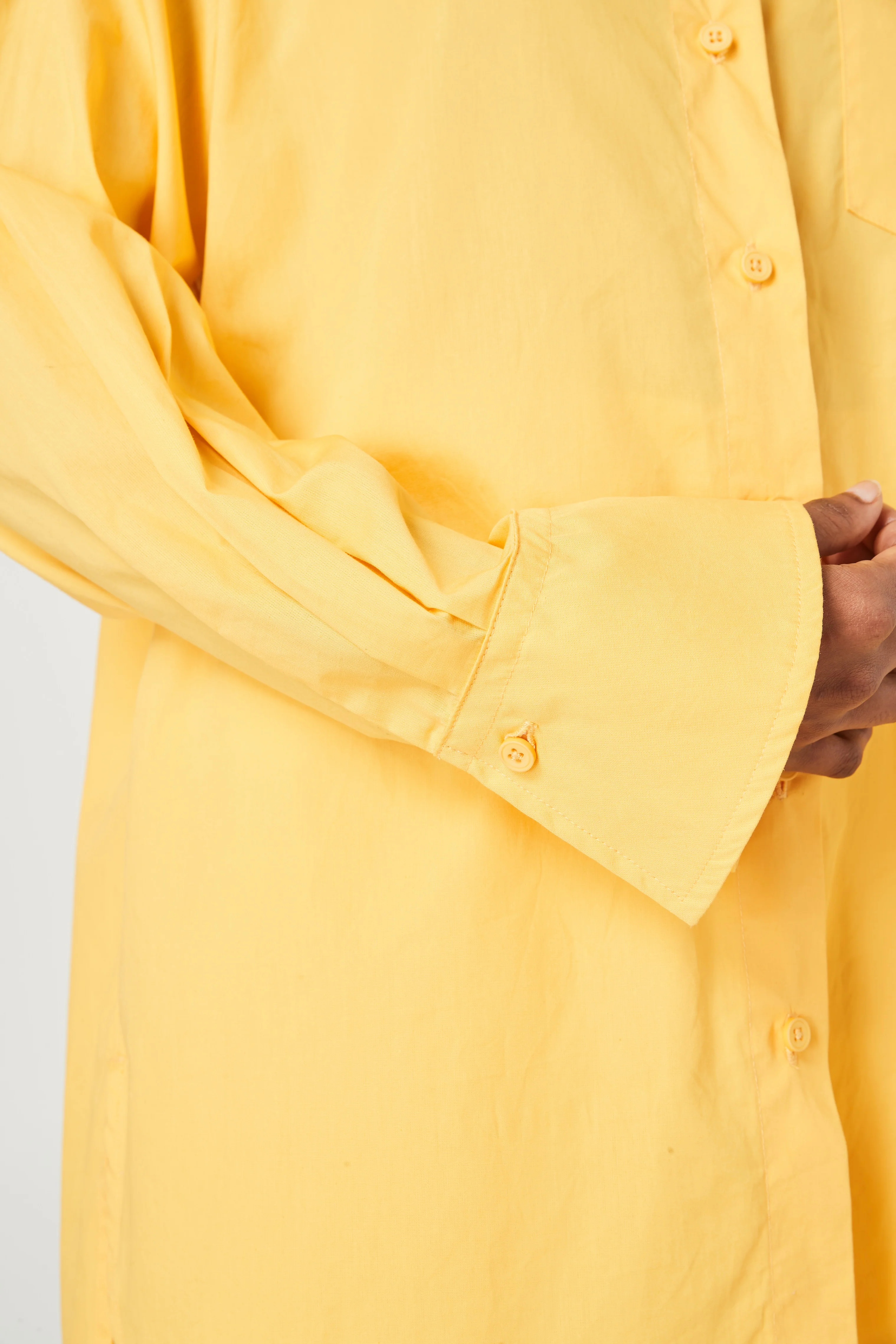 SUMMI SUMMI Womens Boss Oversized Shirt Mango - Image 4