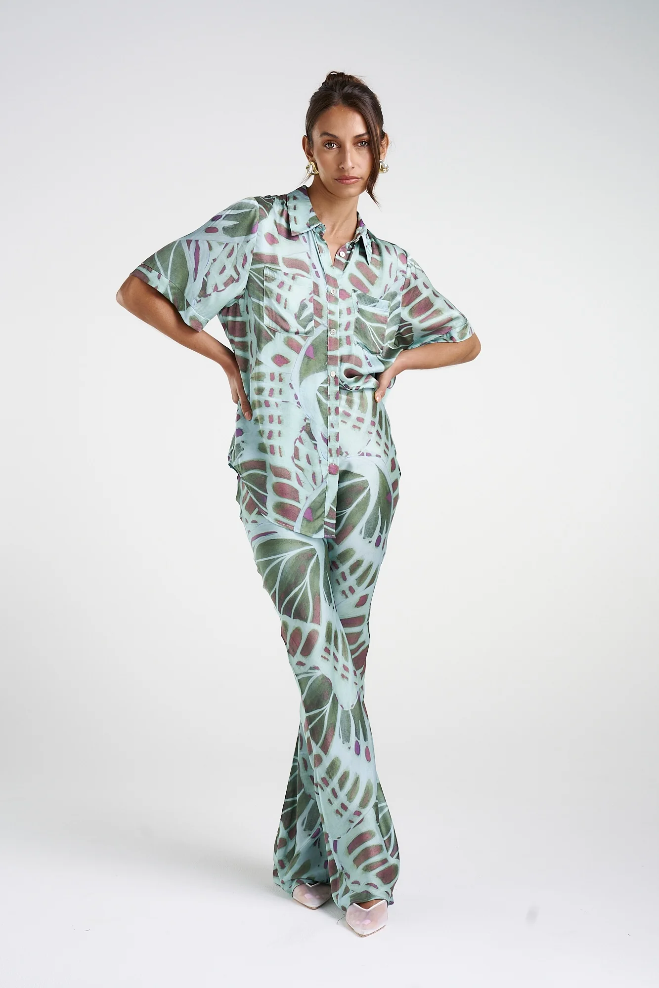 SUMMI SUMMI Womens Button Up Shirt - Viceroy - Image 6