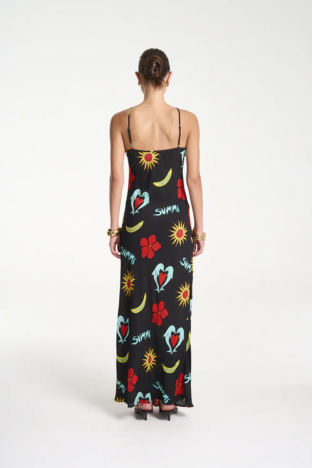 SUMMI SUMMI Womens Chloe Maxi Dress in Troppo Night - Image 4