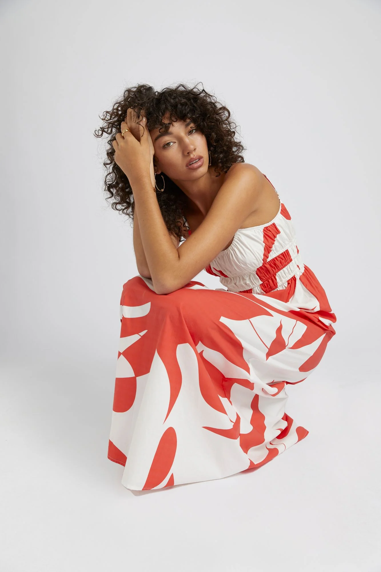 SUMMI SUMMI Womens Georgie Maxi Dress - Sailors Delight - Image 2