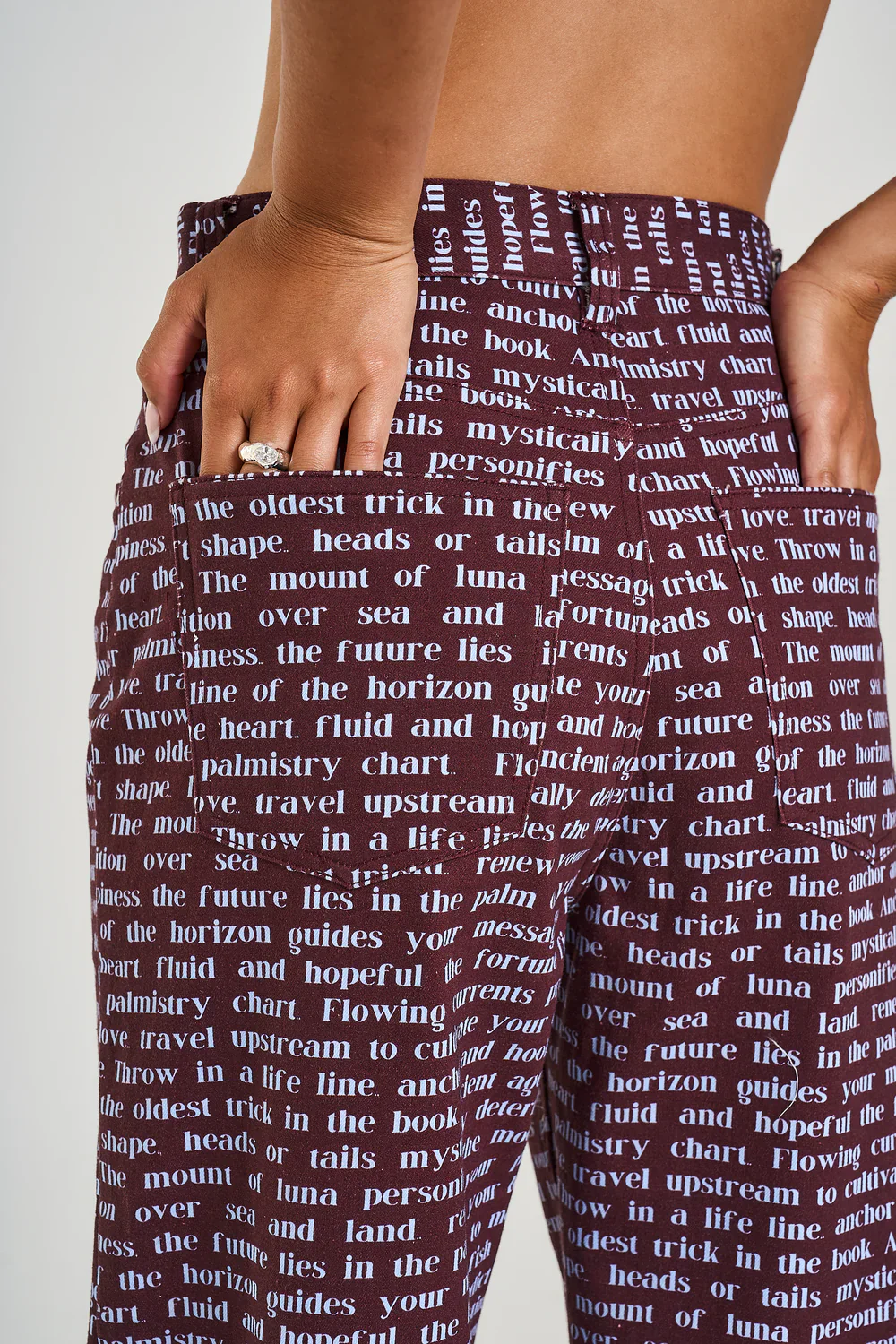 SUMMI SUMMI Womens Jean Fortune Teller Kina - Image 6