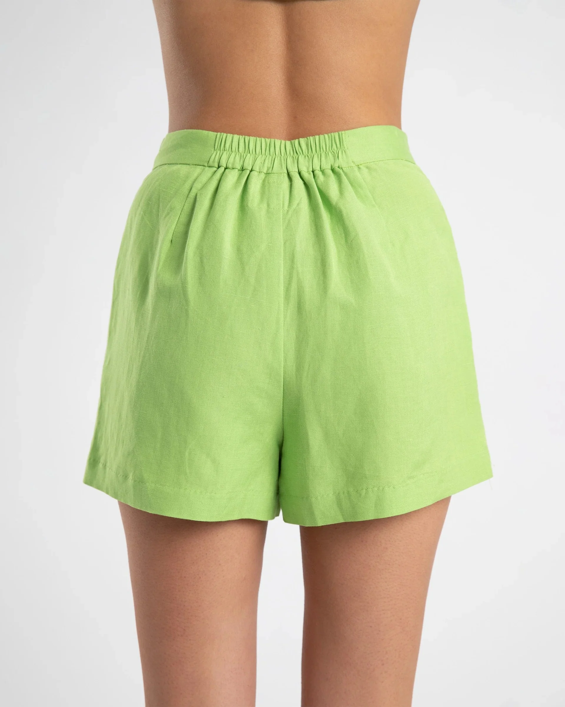 SUMMI SUMMI Womens Linen Skort Apple - Image 3