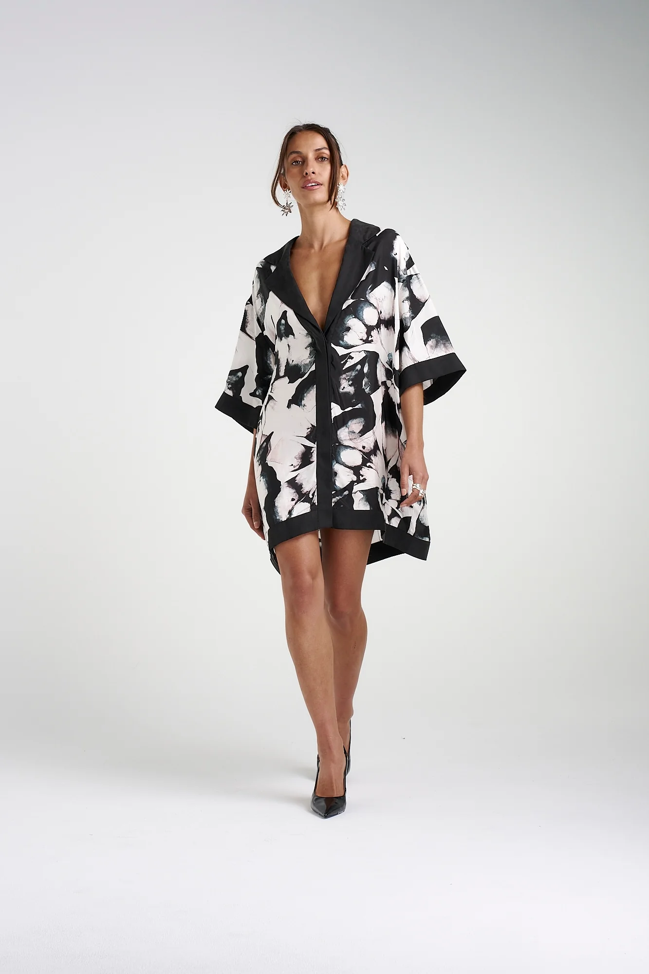 SUMMI SUMMI Womens Luka Shirt Dress with Collar- Everlast - Image 8