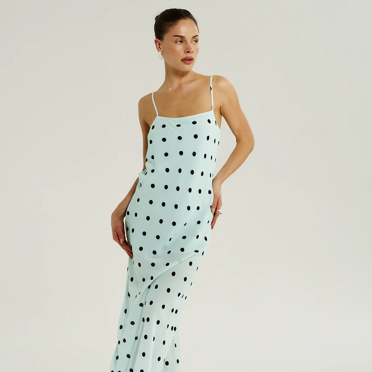 SUMMI SUMMI Womens Luna Maxi Dress in Pinot Drops - Image 3