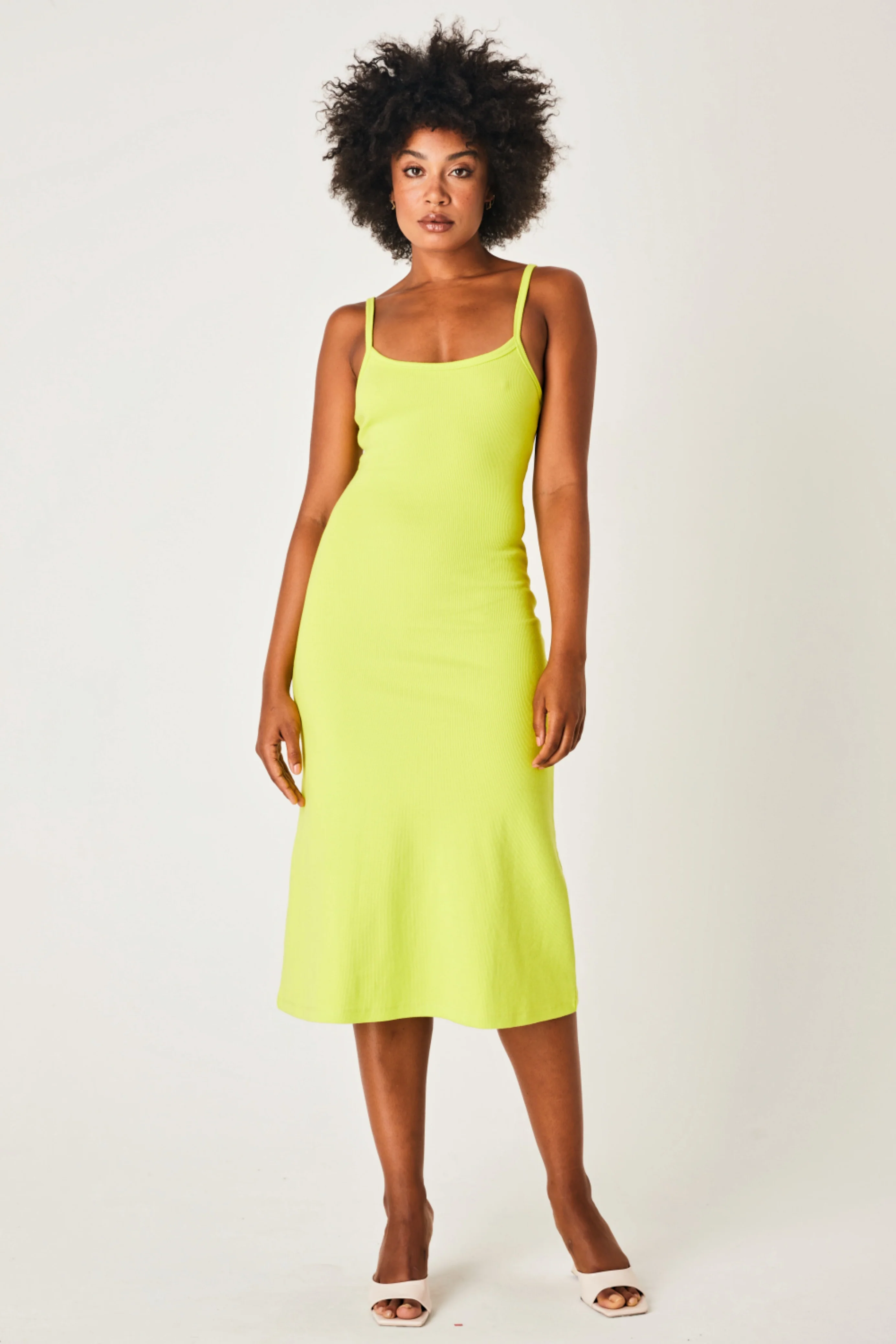 SUMMI SUMMI Womens Midi A-Line Dress Splice