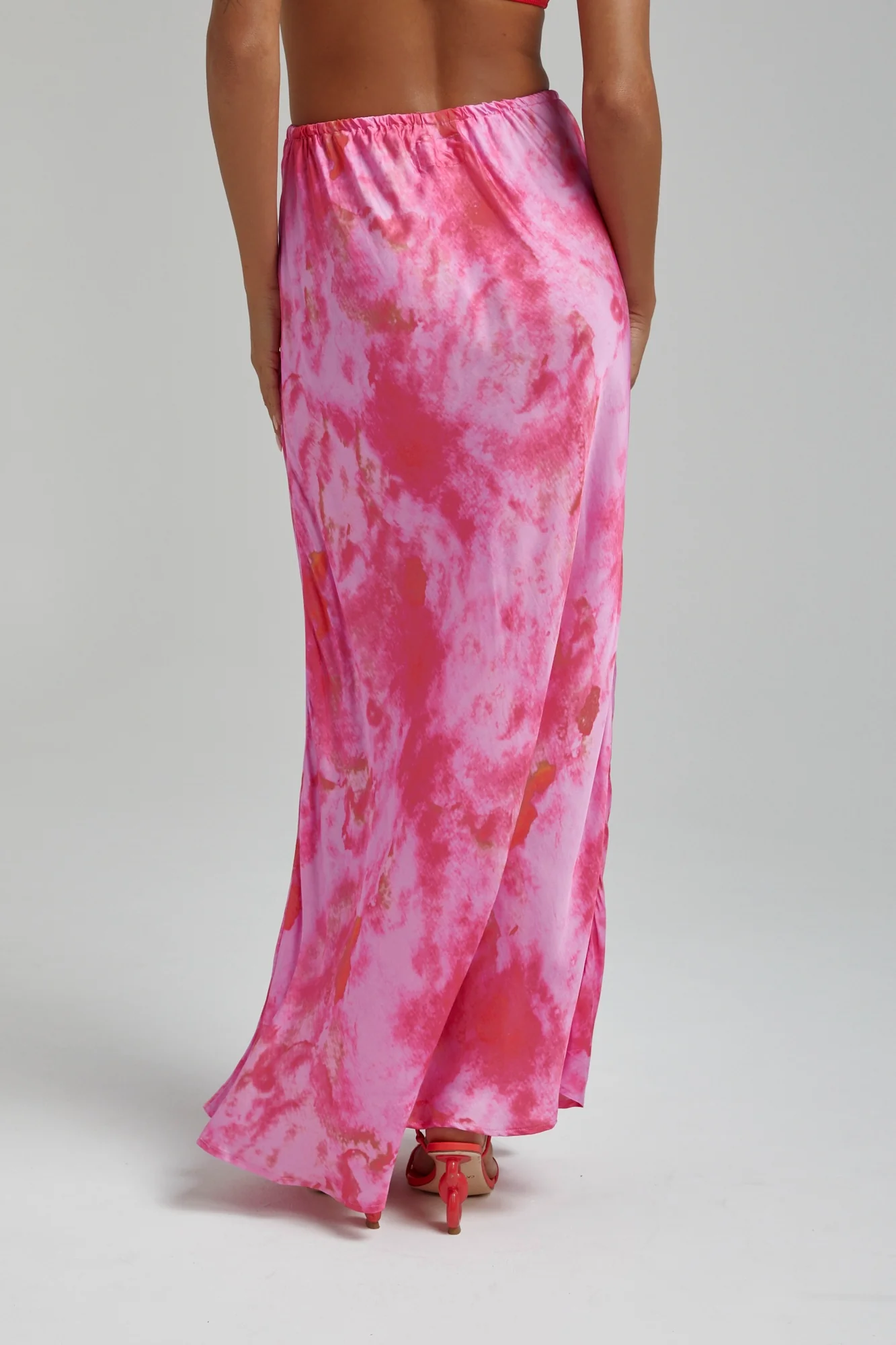 SUMMI SUMMI Womens Relaxed Maxi Skirt - Hibiscus - Image 6