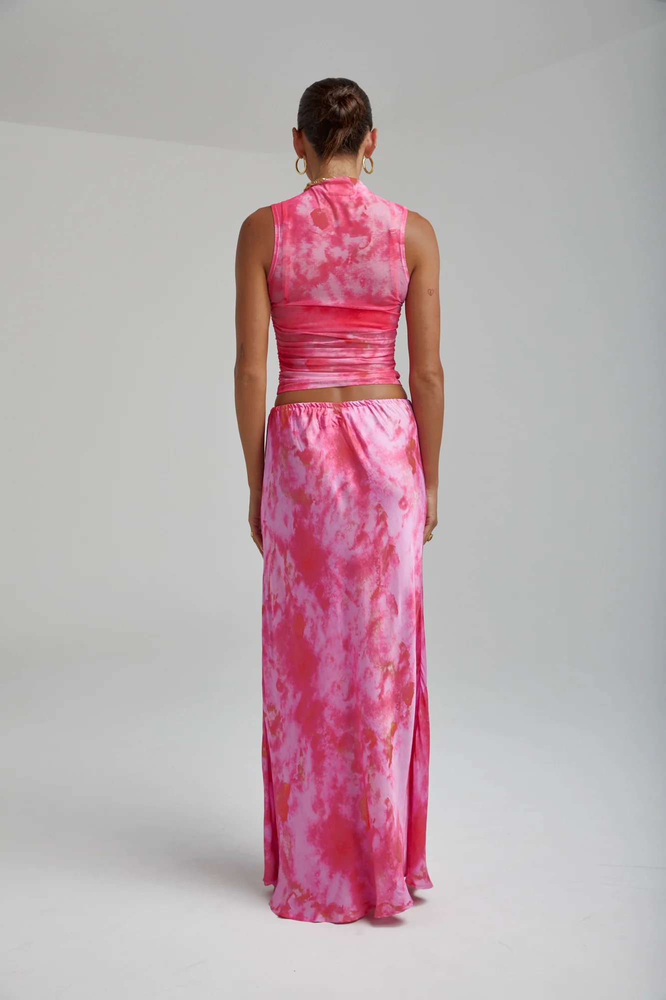 SUMMI SUMMI Womens Relaxed Maxi Skirt - Hibiscus - Image 9
