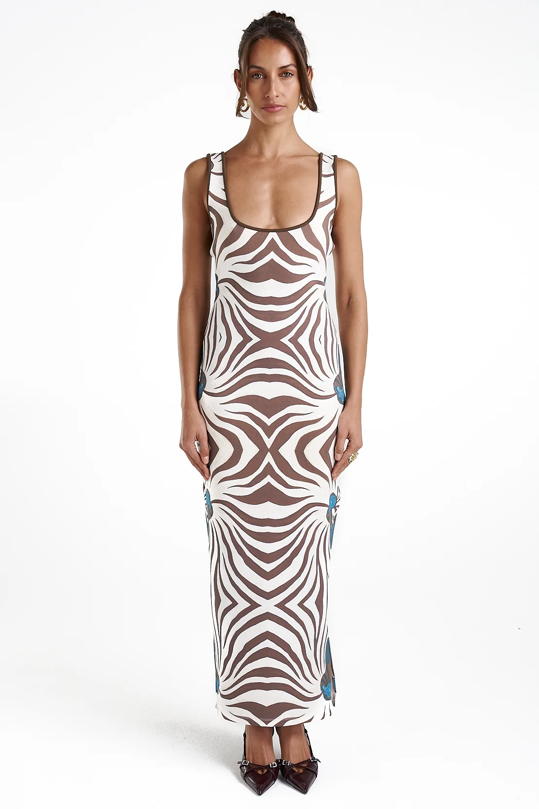 SUMMI SUMMI Womens Scoop Neck Maxi Dress - Nautilus - Image 12