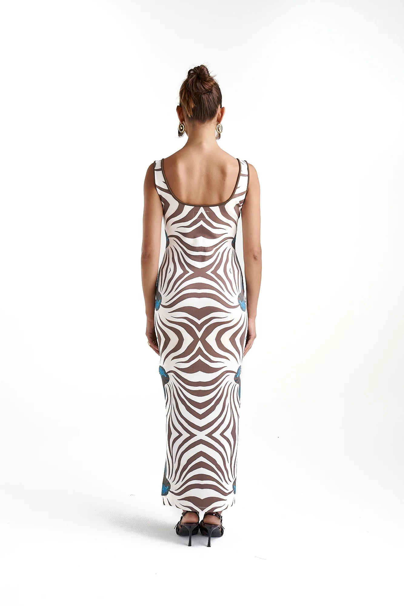 SUMMI SUMMI Womens Scoop Neck Maxi Dress - Nautilus - Image 2