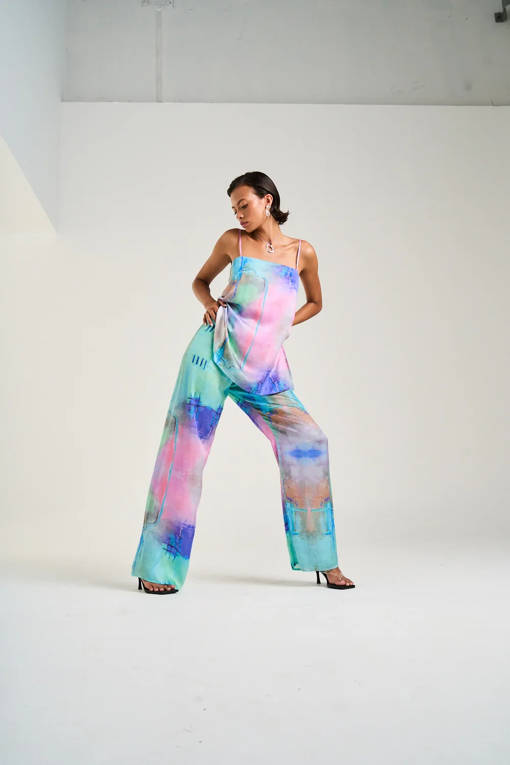 SUMMI SUMMI Womens Tunic Top in H20 Print - Image 5