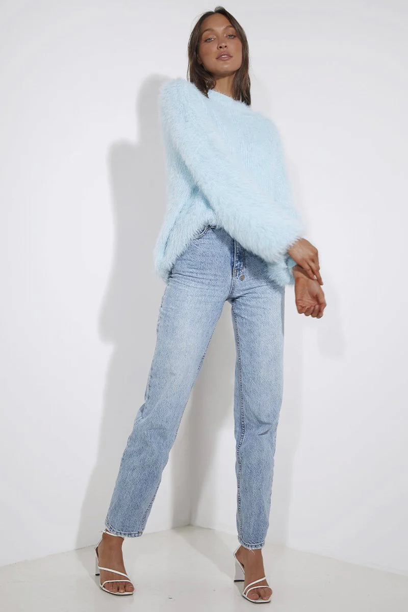 Sundays The Label WOMENS COZI KNIT - BABY BLUE - Image 12