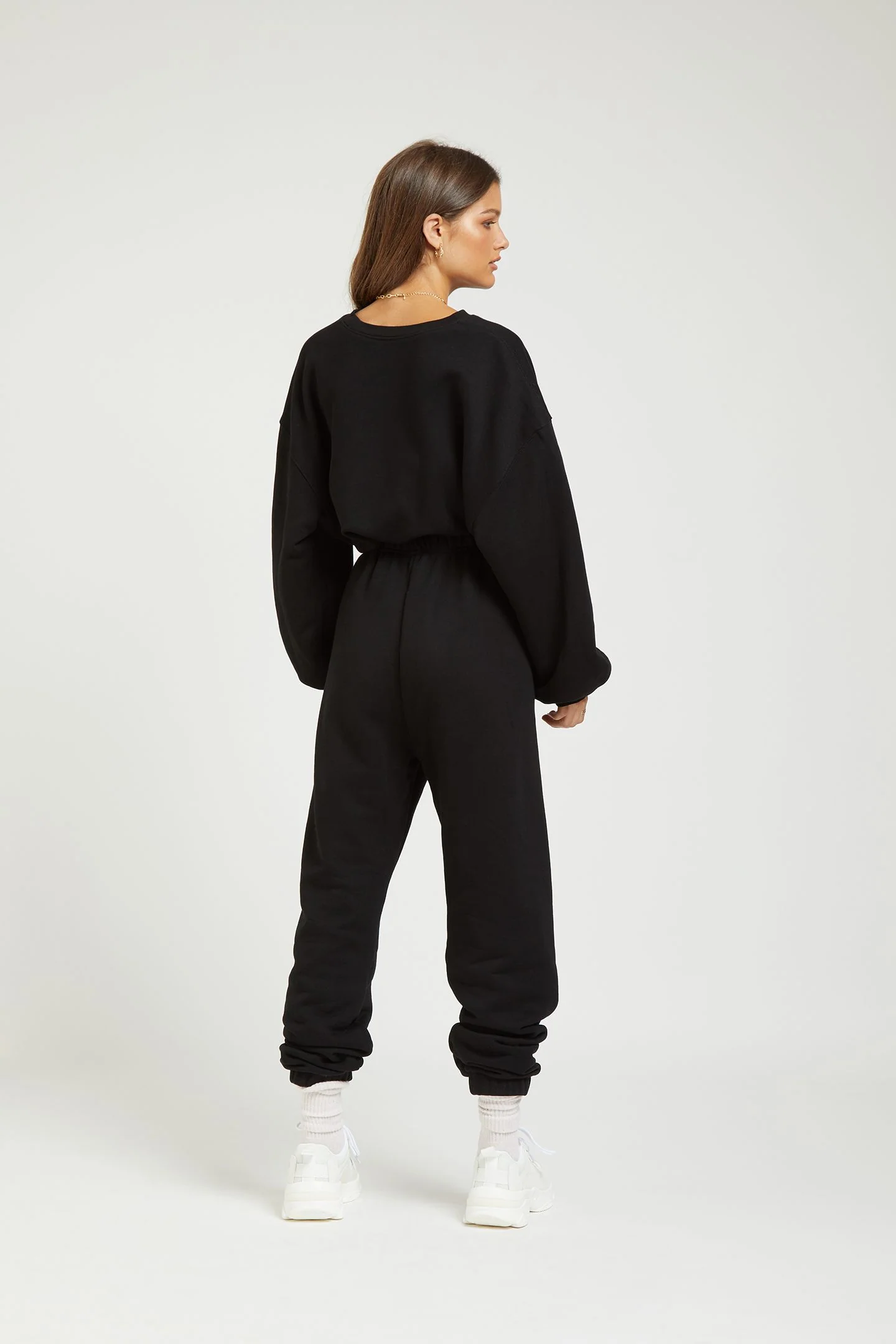 Sundays The Label WOMENS FLIX SWEATER - BLACK - Image 6