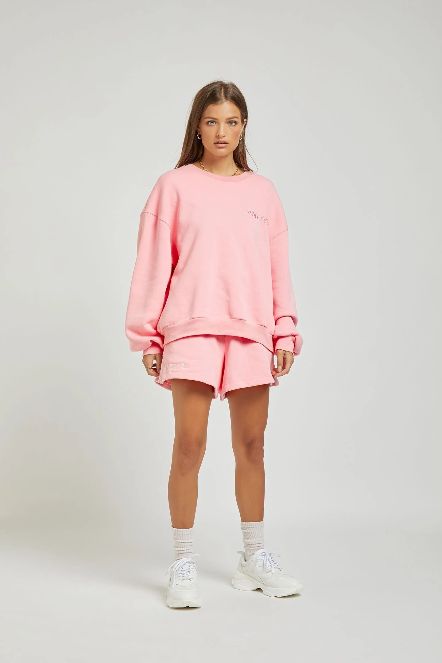 Sundays The Label WOMENS FLIX SWEATER - PINK - Image 10
