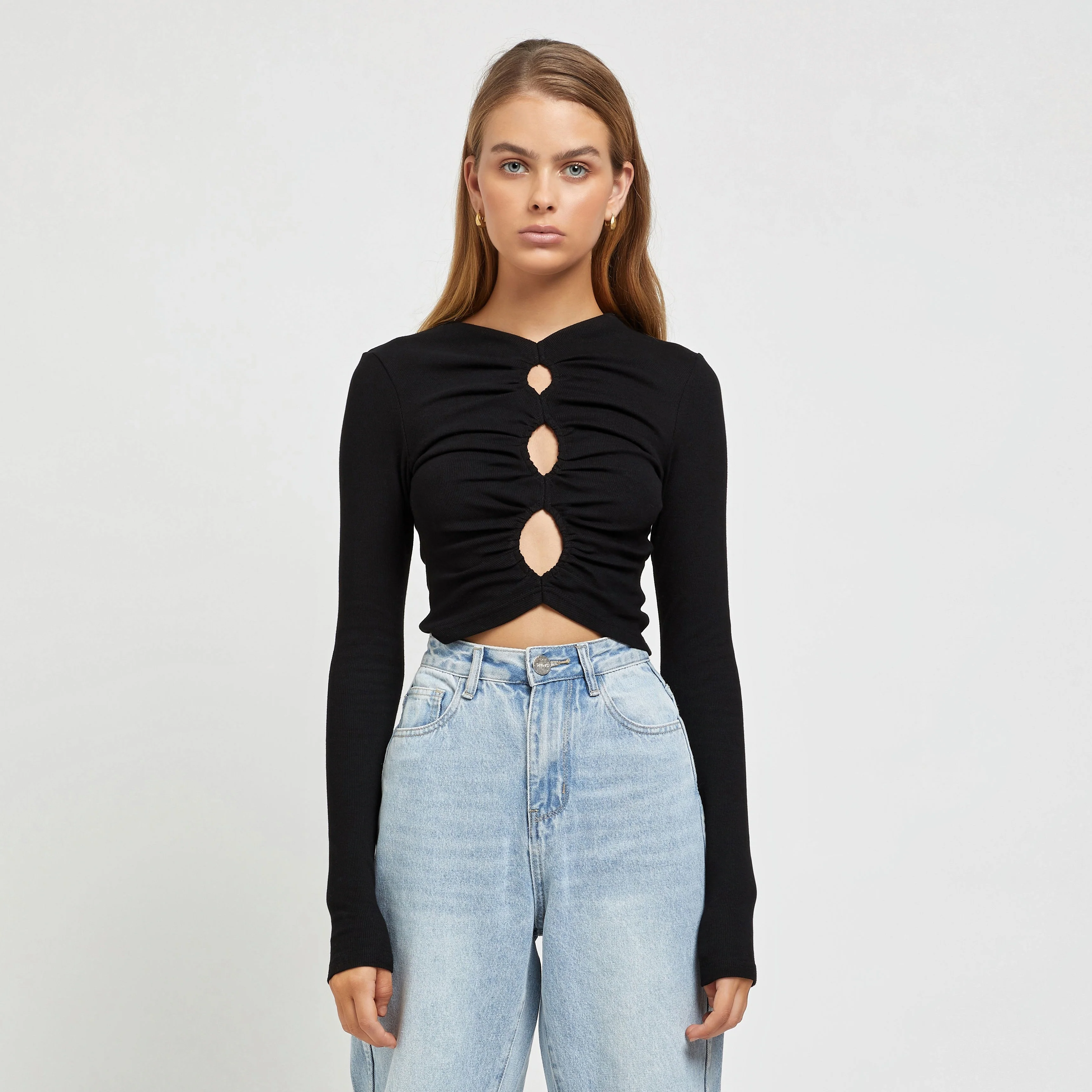 SUNDAYS THE LABEL Womens Natty Top - Black - Image 5