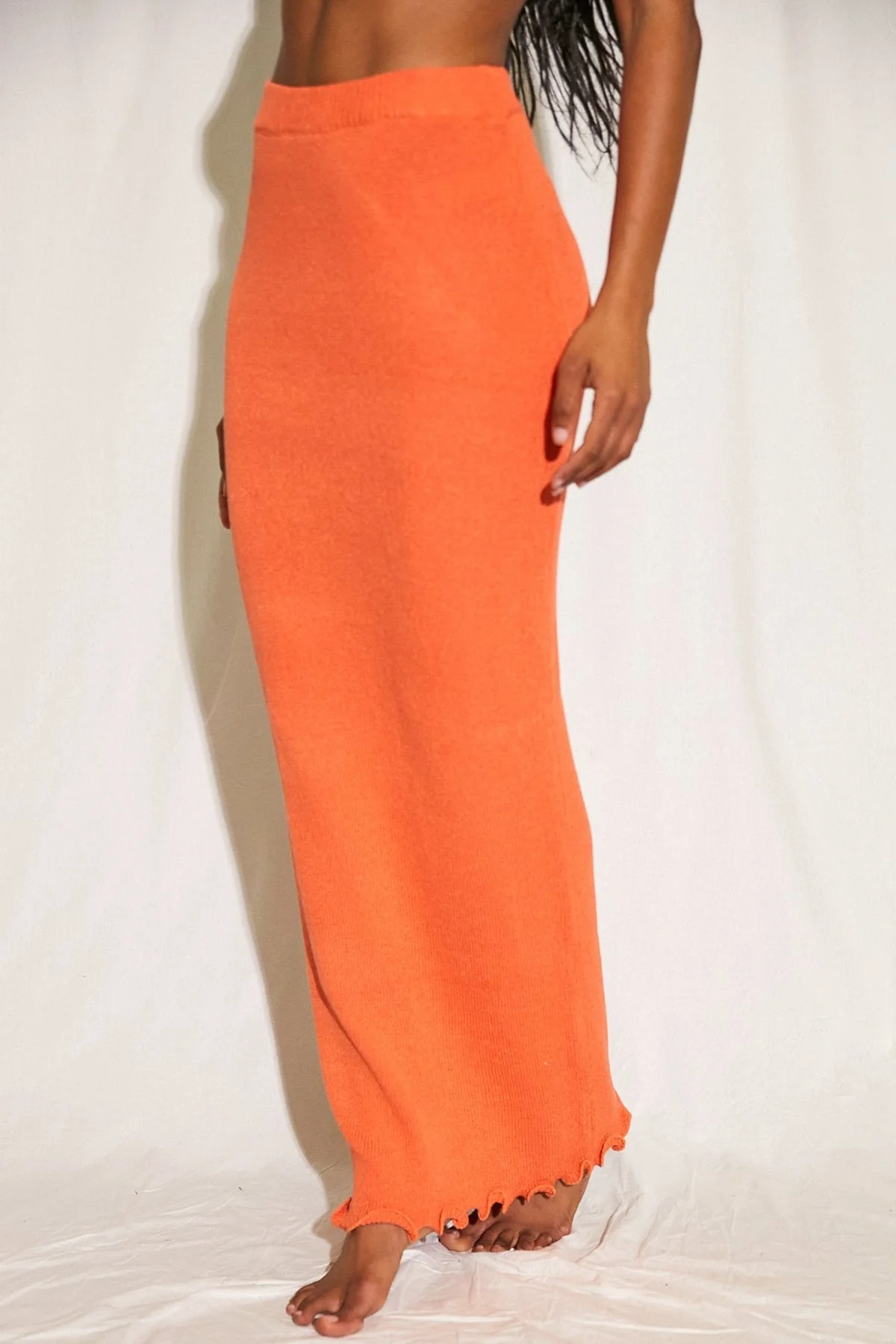 SUNDAYS THE LABEL Womens Primrose Skirt - Orange - Image 3