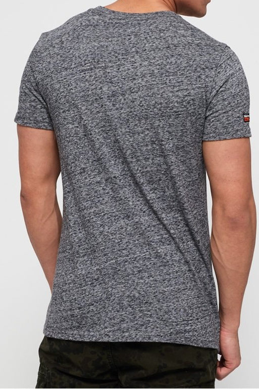 Superdry MENS PREMIUM GOODS DUO TEE FLINT GREY GRIT - Image 2