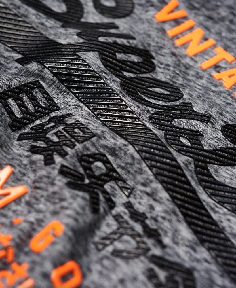 Superdry MENS PREMIUM GOODS DUO TEE FLINT GREY GRIT - Image 4