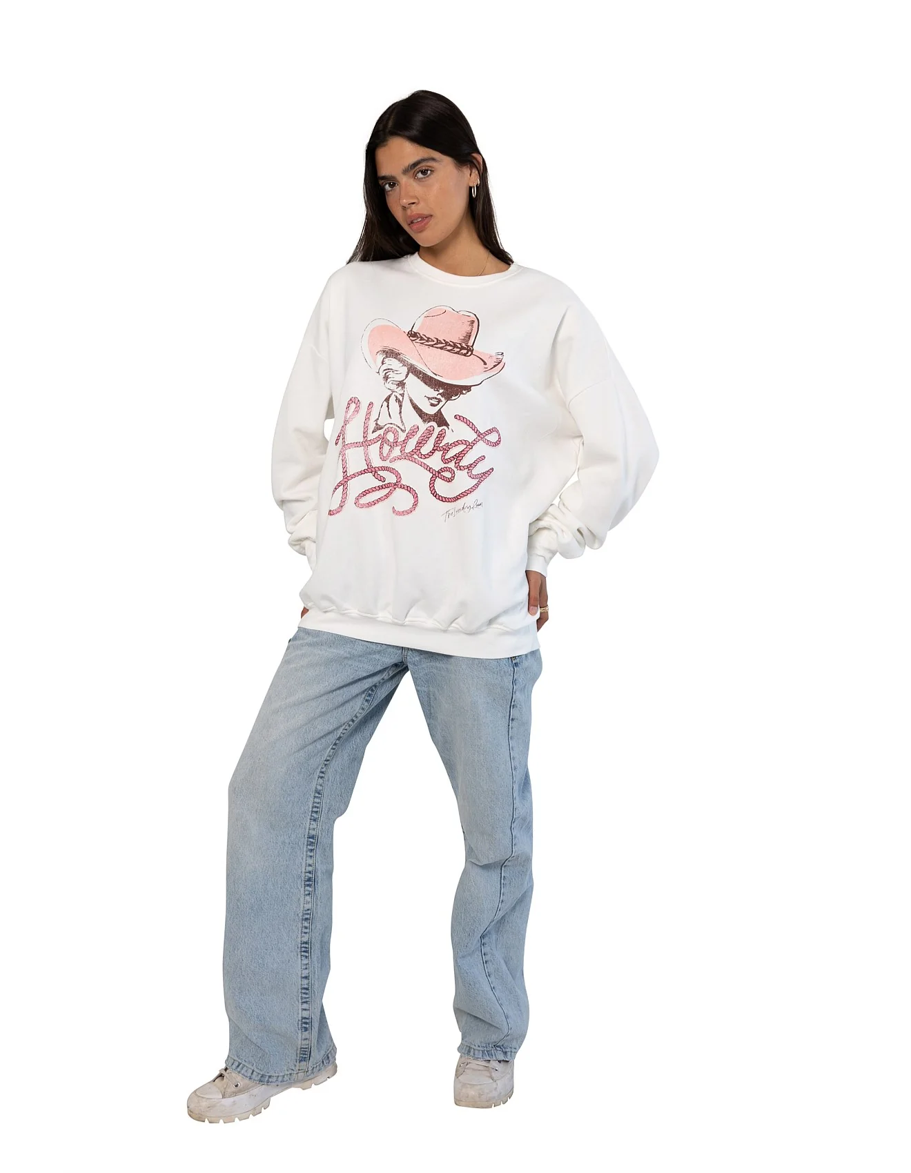 THE LAUNDRY ROOM Womens Howdy Queen Jump Jumper in White - Image 4