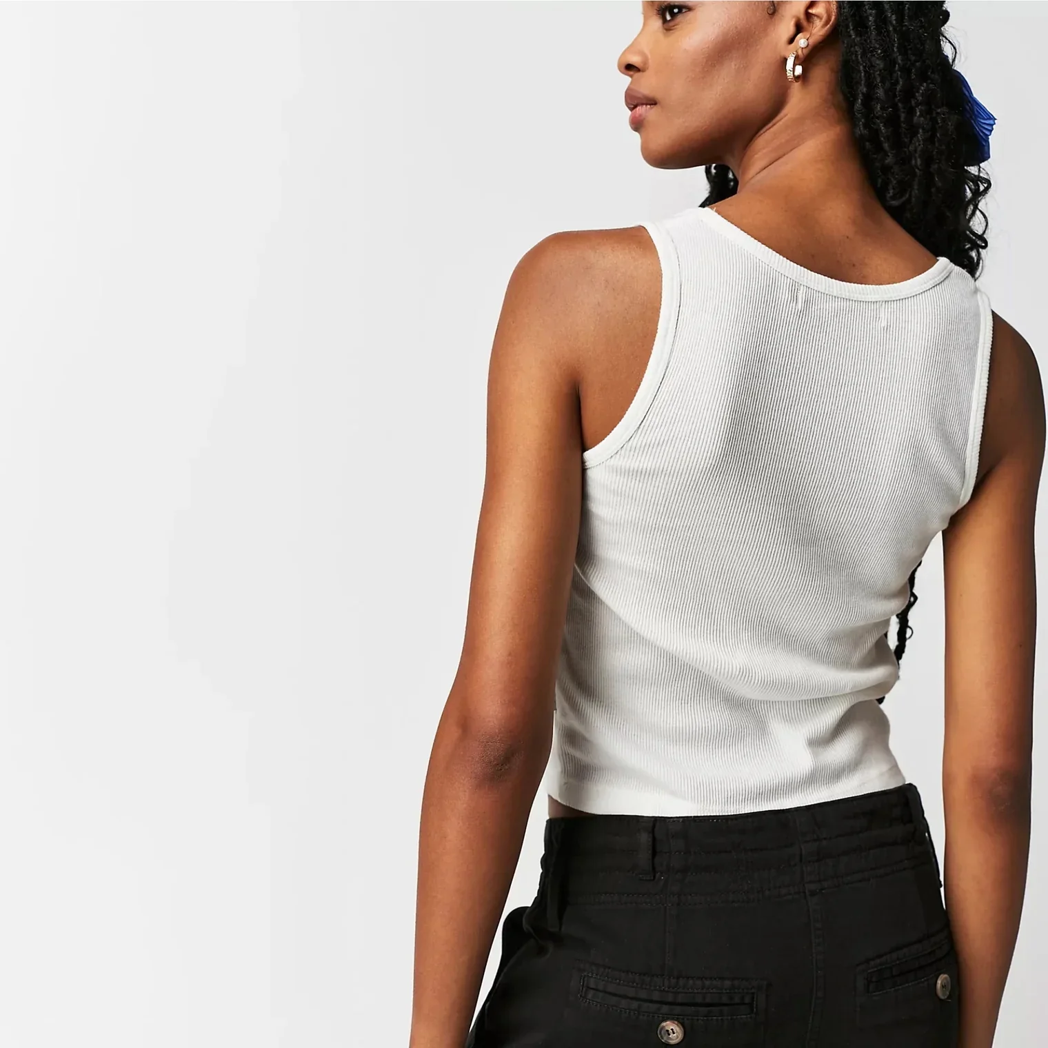 THE LAUNDRY ROOM Womens Infinite Love Rib Tank in White - Image 4
