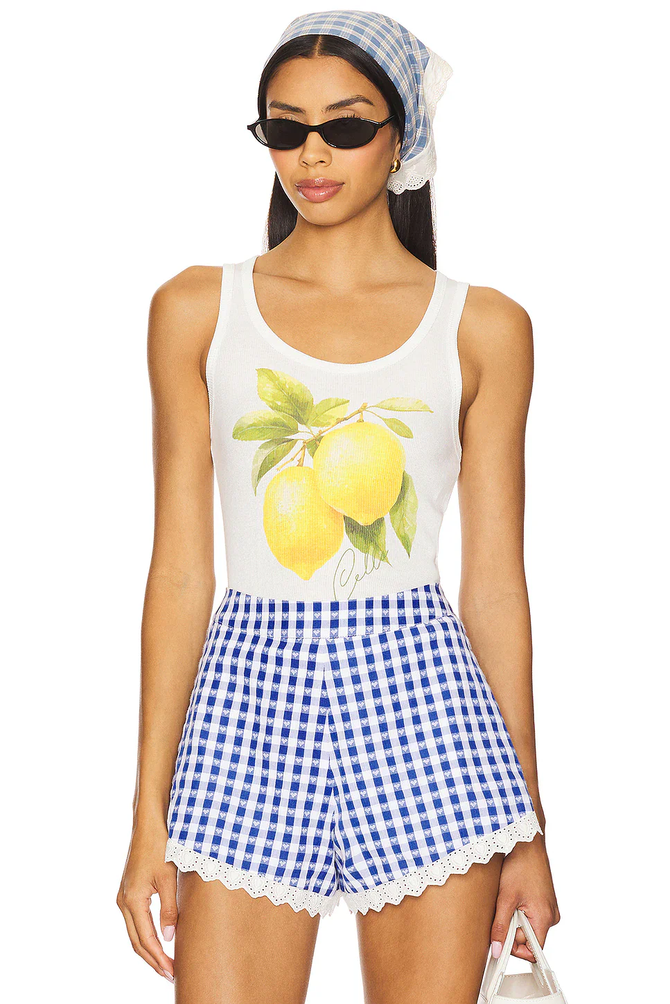 THE LAUNDRY ROOM Womens Lemoncello Rib Tank in White - Image 5