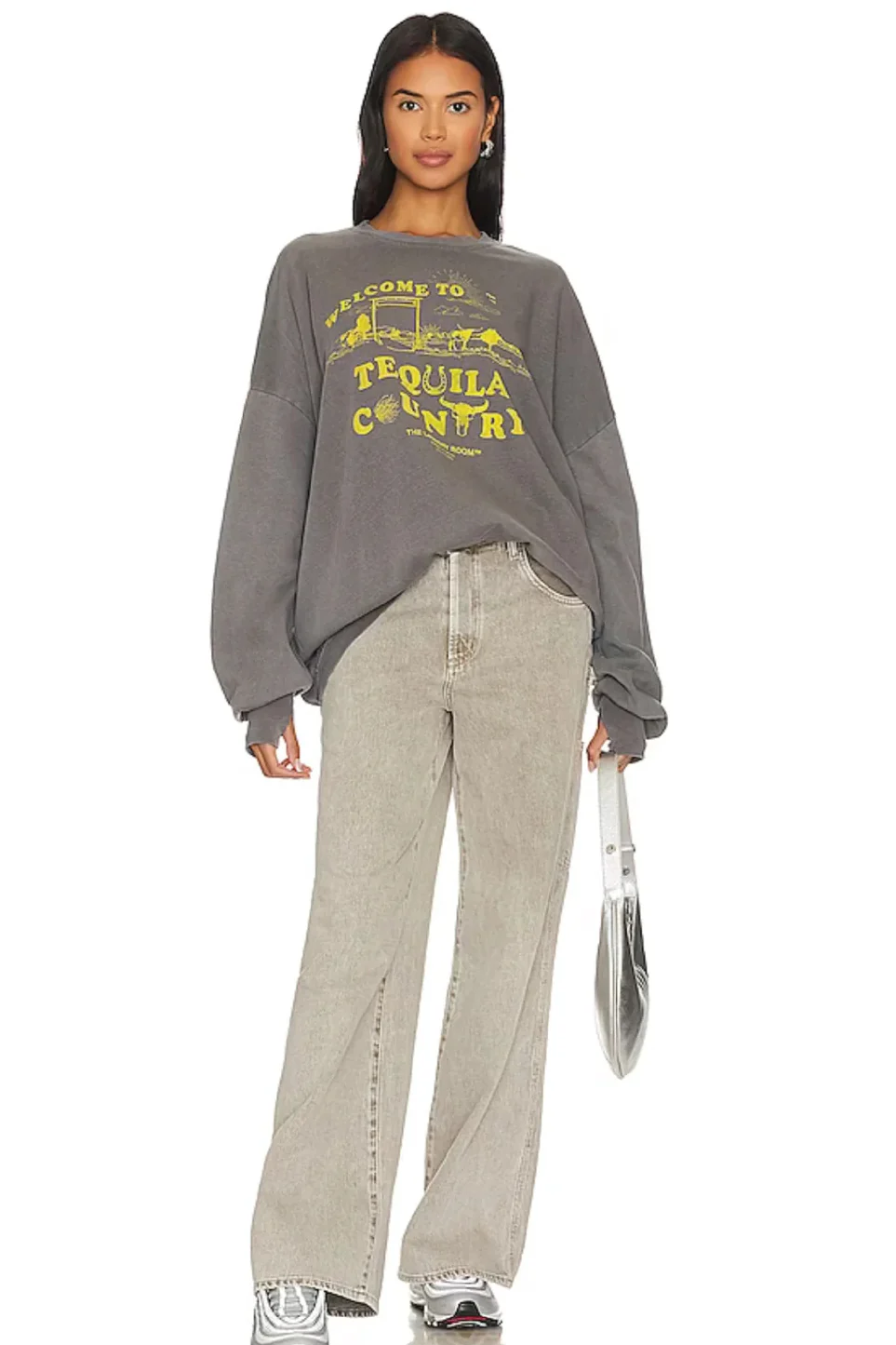 THE LAUNDRY ROOM Womens Tequila Country Jump Jumper - Gravity Grey - Image 5