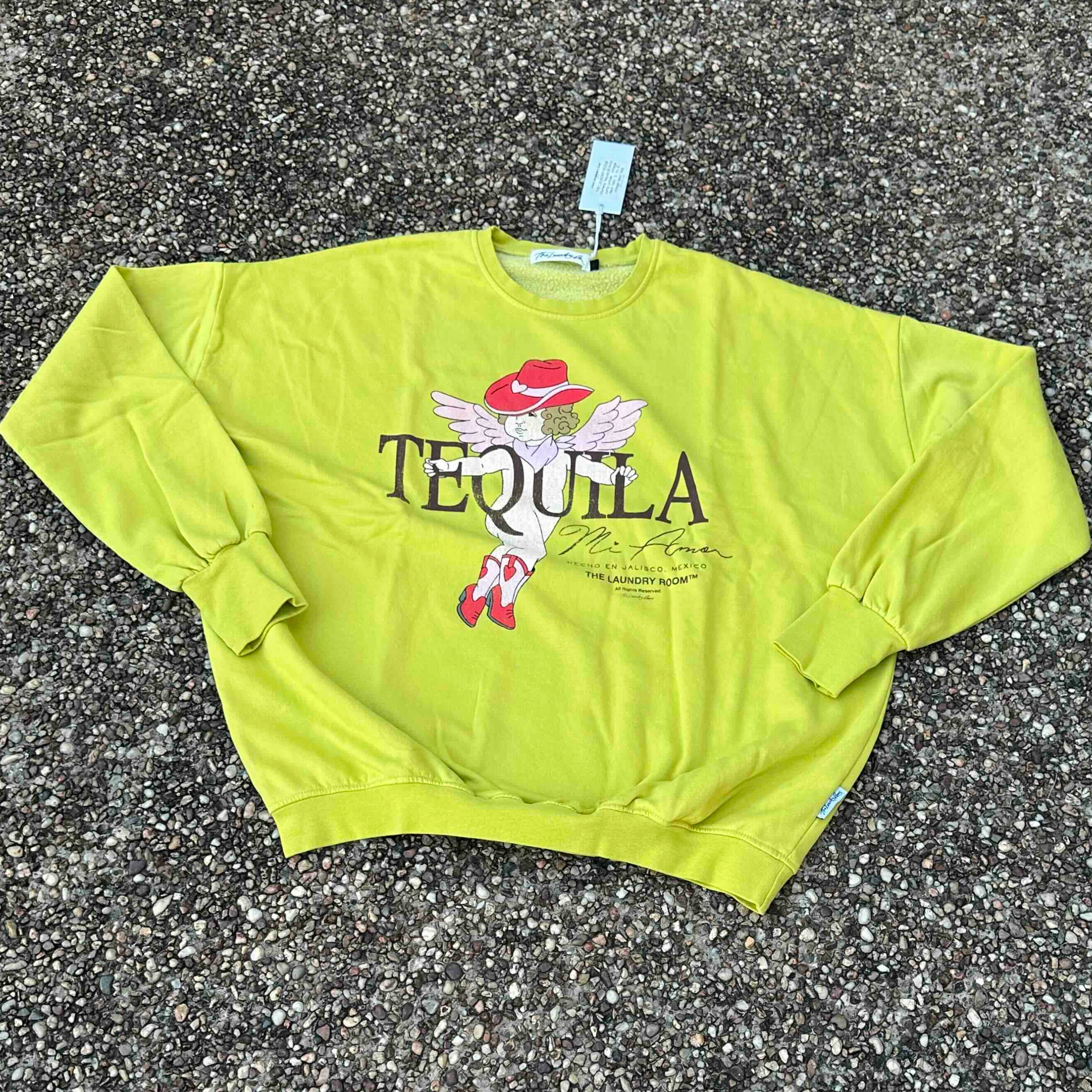 THE LAUNDRY ROOM Womens Tequila Mi Amor Jump Jumper - Vintage Neon Yello - Image 8