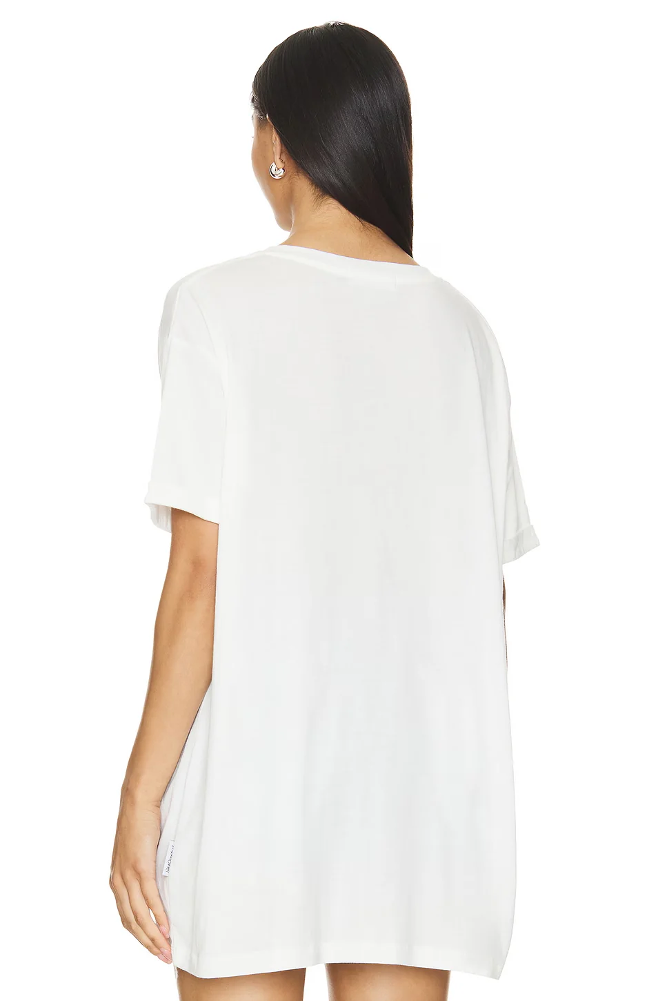THE LAUNDRY ROOM Womens This Ain't Texas Oversized Tee - White - Image 4