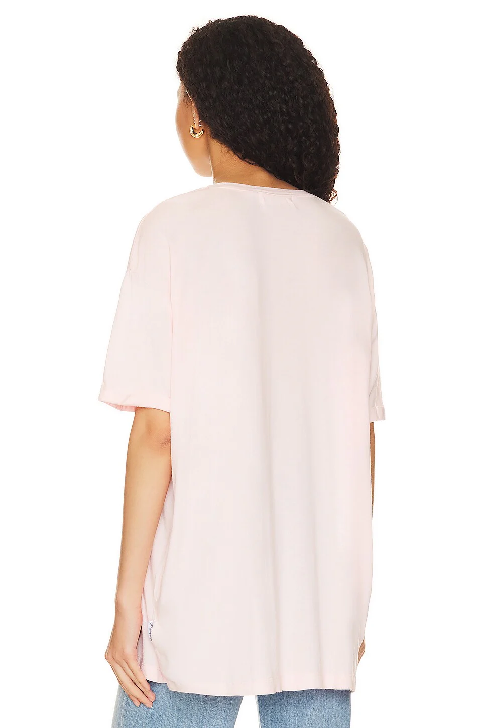 THE LAUNDRY ROOM Womens Wine Down Oversized Tee in Blush Pink - Image 6