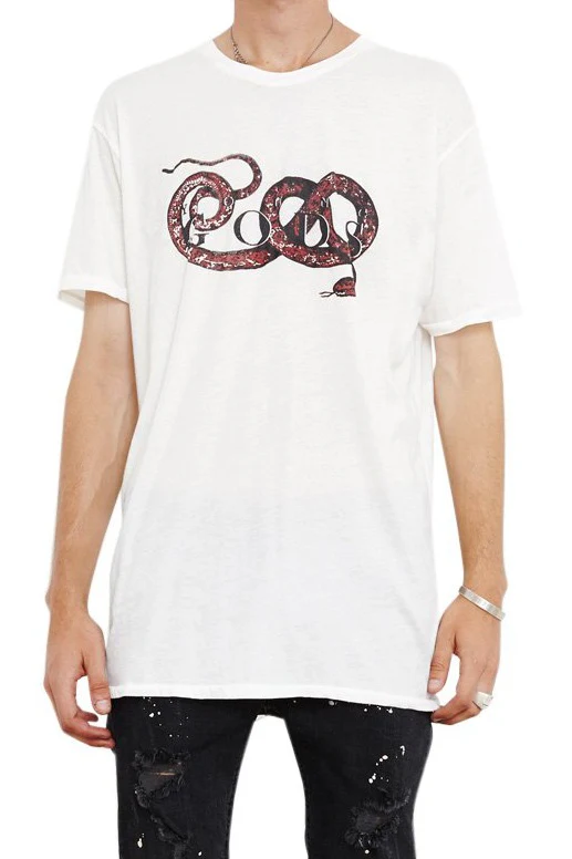The People Vs MENS YOUNG GODS TEE OFF WHITE