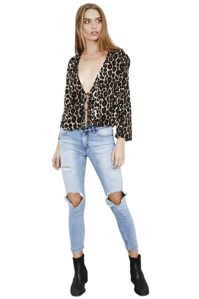 The People Vs WOMENS MARCELLO TIE TOP JAGUAR - Image 5