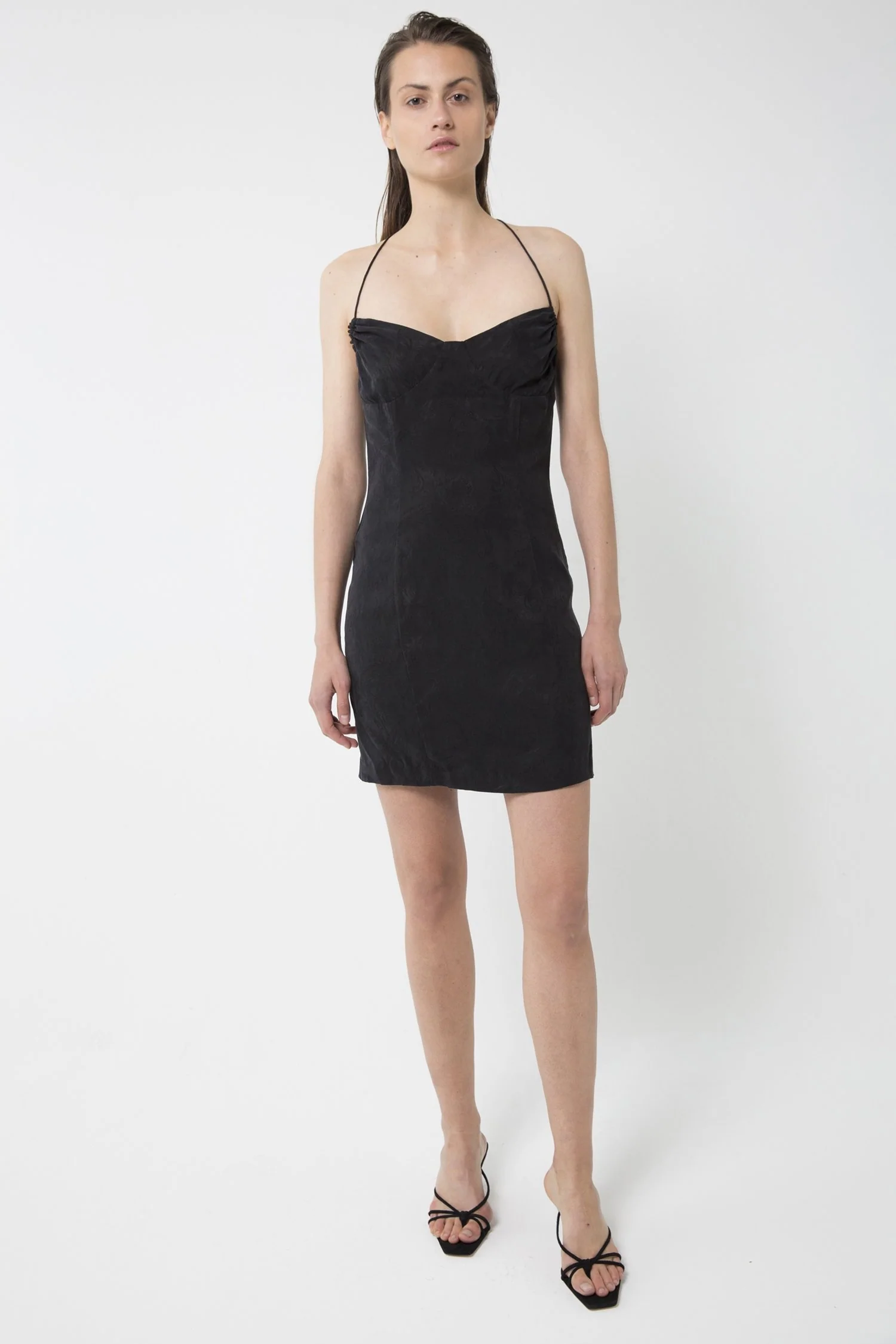 Third Form PAISLEY MINI DRESS BLACK.....Last One Available - Image 3