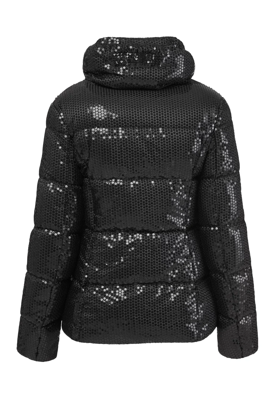 Unreal Fur WOMENS DESIRE SEQUIN PUFFER  JACKET BLACK - Image 3