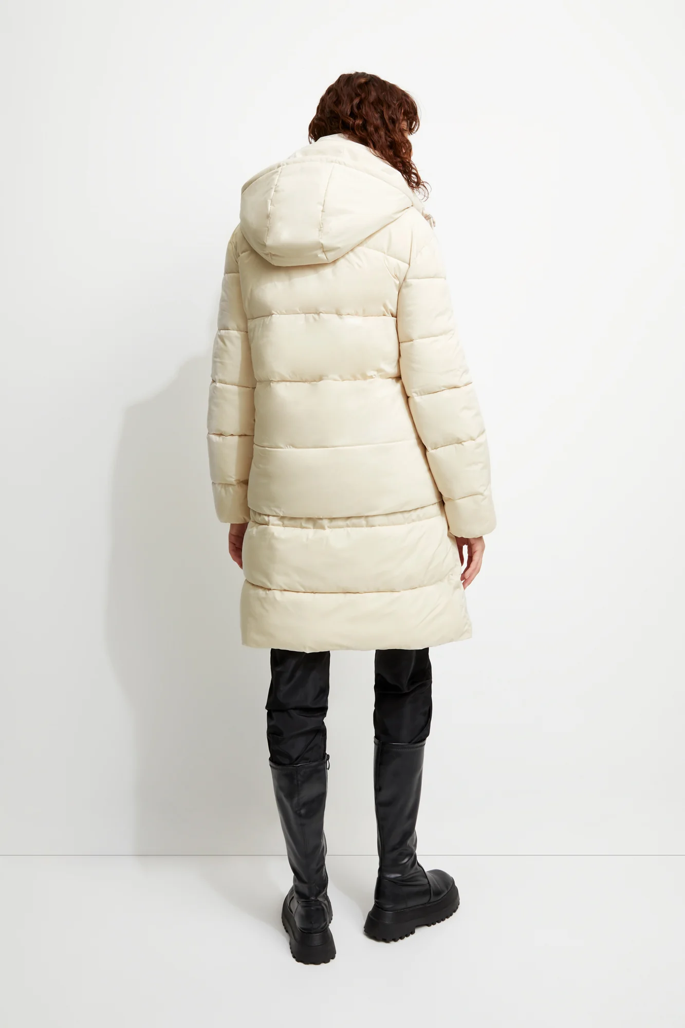 UNREAL FUR Womens Enigma Coat Sand - Image 4