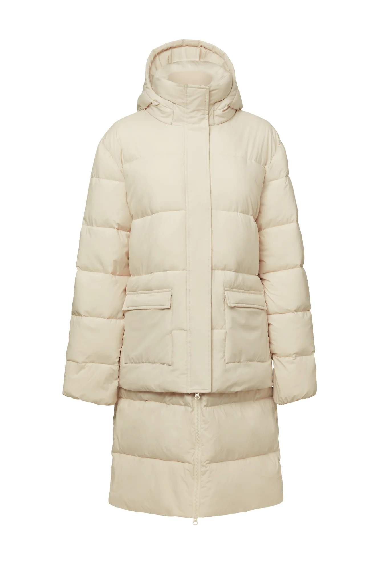 UNREAL FUR Womens Enigma Coat Sand - Image 6