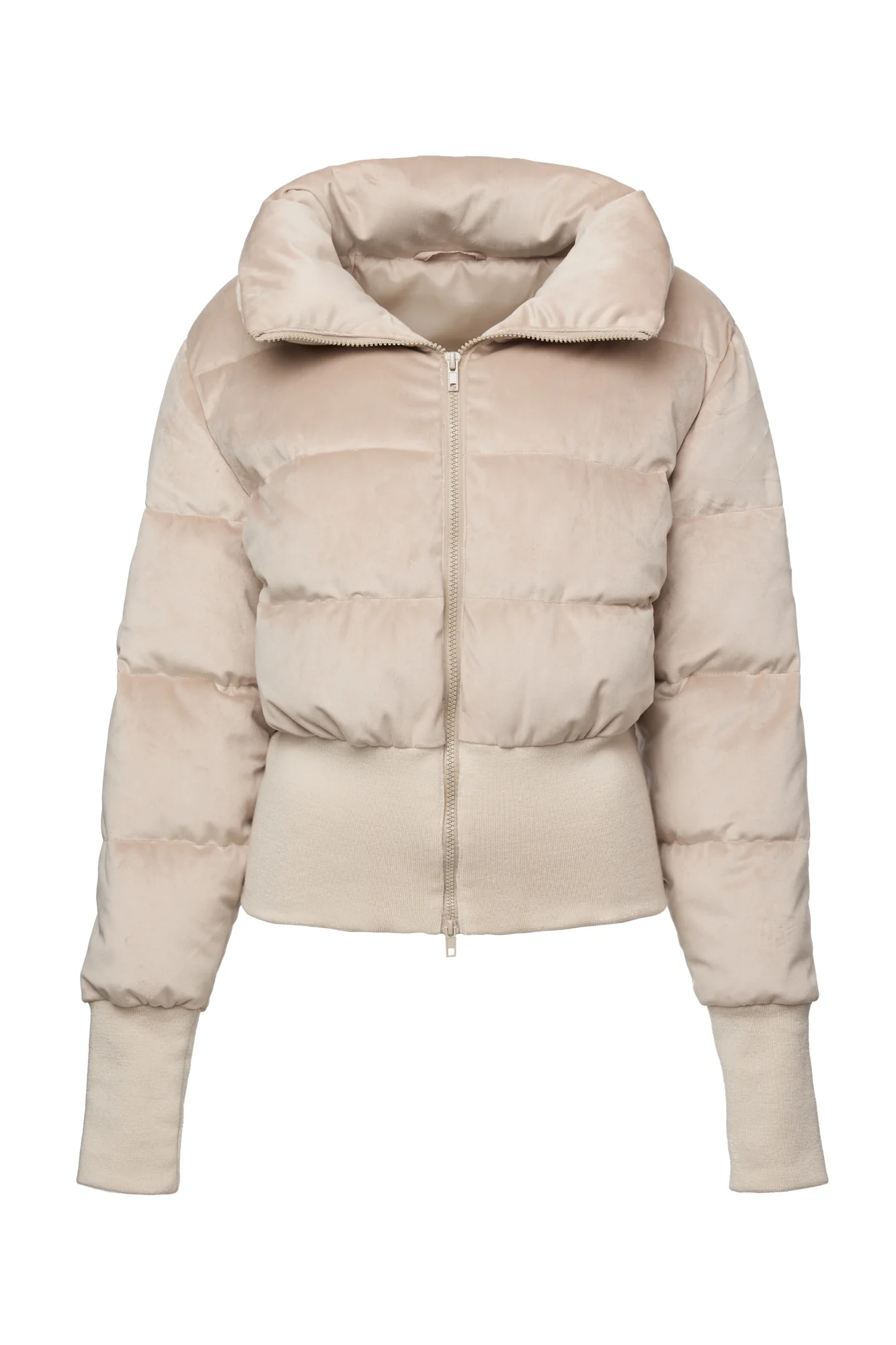 UNREAL FUR Womens New Amsterdam Jacket Taupe - Image 2