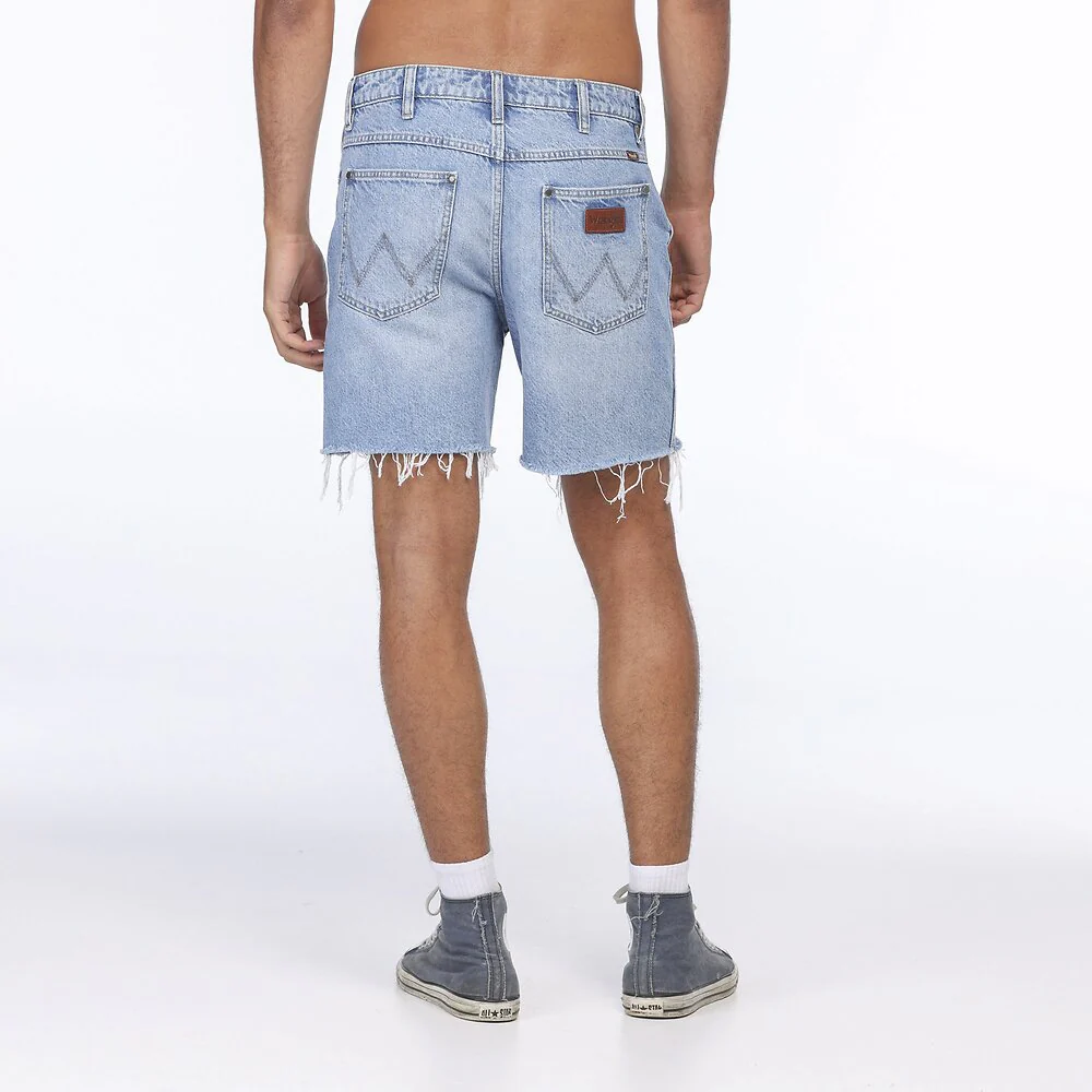 WRANGLER Mens Eazy Straight Denim Shorts - Wild - Image 3