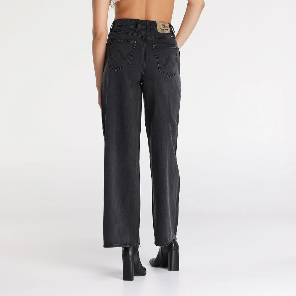 WRANGLER Womens Farrah Relaxed Jean Equinox Black - Image 3