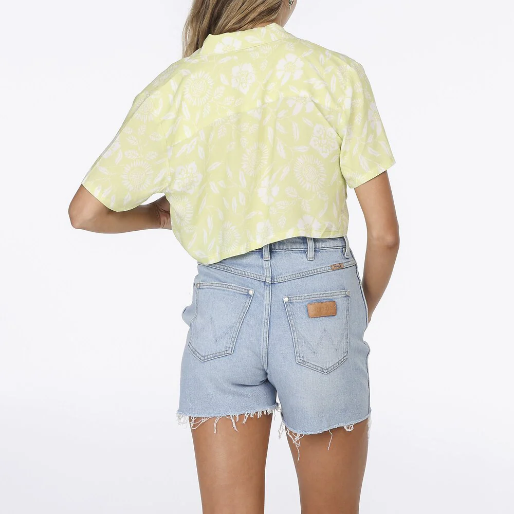 WRANGLER Womens Kokomo Crop Shirt - Pop Floral - Image 2