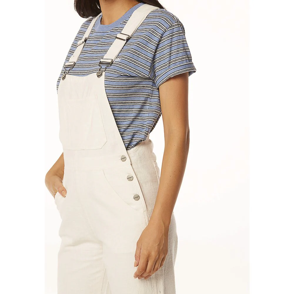 Wrangler WOMENS LITA WHITE LINEN OVERALLS SHELL - Image 3